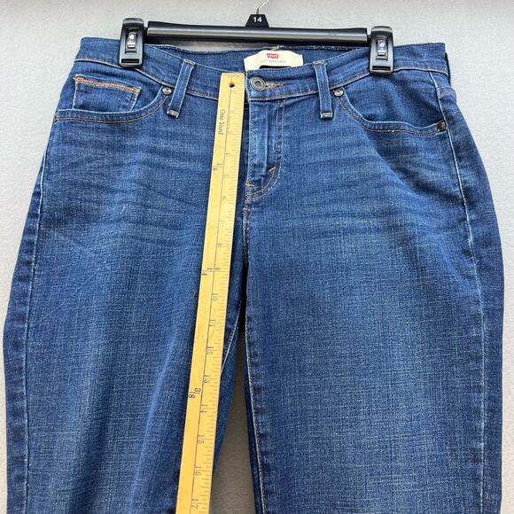 Levi's 529 Jeans Women's 12M Blue Dark Wash Curvy Bootcut Normcore Mom Jeans - Picture 6 of 15